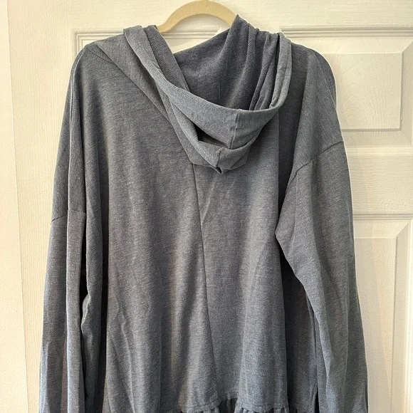 Chic Soul Peplum Hooded Sweater 2X - Picture 3 of 4